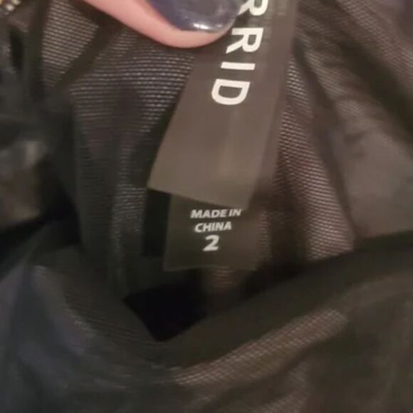 Torrid Swim Bottom Bikini Black Tiger Floral 2X - Picture 8 of 8